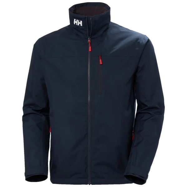 Kurtka wodoodporna Helly Hansen Crew 2.0. Niebieskie kurtki męskie Helly Hansen, m, bez wzorów, eleganckie, z kapturem. Za 625.00 zł.