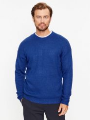 Only & Sons Sweter 22024567 Niebieski Regular Fit. Niebieskie swetry męskie Only & Sons, l, bez wzorów, z bawełny, bez kołnierzyka, bez ramiączek. Za 199.99 zł.