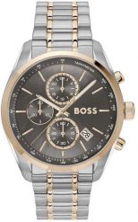 Zegarek Boss BOSS 1514252 zegarek męski szary 44 mm. Szare zegarki męskie Boss, bez wzorów. Za 1,452.94 zł.