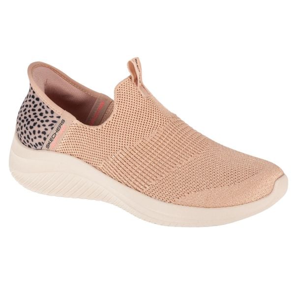 Buty sportowe Sneakersy damskie, Slip-Ins Ultra Flex 3.0 - New Energy. Czerwone obuwie sportowe damskie Skechers, bez wzorów, bez zapięcia, trekkingowe, Skechers Sport. Za 379.99 zł.