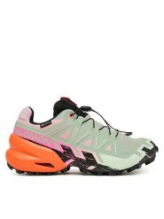 Salomon Trekkingi Speedcross 6 Gtx Icon L45486900 Zielony jasny. Zielone obuwie trekkingowe damskie Salomon, z materiału, bez zapięcia. Za 729.99 zł.