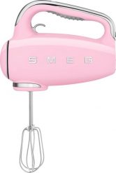 Mikser ręczny 50's Style pastelowy róż. Czerwone miksery Smeg. Za 699.00 zł.