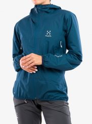 Kurtka z membraną damska Haglofs L.I.M Proof Jacket. Zielone kurtki sportowe damskie Haglöfs, na lato, l, bez wzorów, z tkaniny, bez ramiączek, bez kaptura, trekkingowe. Za 774.85 zł.