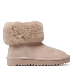 Botki Jenny Fairy. Brązowe botki damskie Jenny Fairy, bez wzorów, bez obcasa, na płaskiej podeszwie, bez zapięcia. Za 109.99 zł.