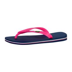 Klapki Ipanema Class Brasil Ii Damskie Niebieskie Damskie. Czerwone klapki damskie Ipanema, bez wzorów, z gumy, bez obcasa, bez zapięcia. Za 126.25 zł.