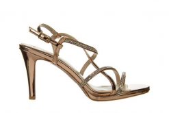 Sandały Bayla-187 587-9083 Rose 187127, Różowe złoto, Skóra ekologiczna - 38. Żółte sandały damskie Bayla, bez wzorów, z lakierowanej skóry, bez obcasa, na platformie, bez zapięcia. W wyprzedaży za 179.10 zł.
