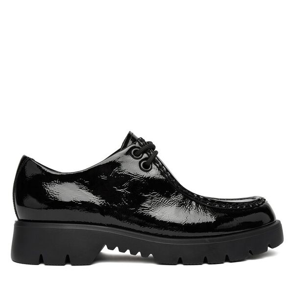 Półbuty HÖGL. Czarne półbuty damskie HÖGL, bez wzorów, bez obcasa, na płaskiej podeszwie, bez zapięcia. Za 639.99 zł.