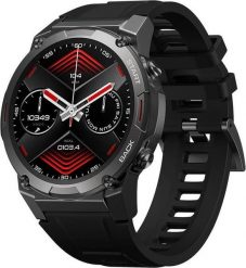 Smartwatch Zeblaze VIBE 7 Pro Czarny (VIBE 7 Pro Black). Czarne zegarki smartwatch Zeblaze, bez wzorów. Za 153.71 zł.