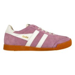 Sznurowane trampki damskie Gola Elan. Białe trampki i tenisówki damskie Gola, bez wzorów, z gumy, bez zapięcia. Za 459.10 zł.