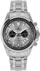Zegarek Jacques Lemans Zegarek męski Jacques Lemans 1-2117ZA srebrny. Szare zegarki męskie Jacques Lemans, bez wzorów, srebrne. Za 1,196.00 zł.