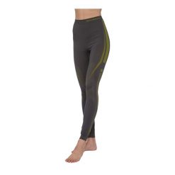 Legginsy damskie termoaktywne Brubeck DRY. Szare bielizna sportowa damska Brubeck, bez wzorów, z elastanu. Za 129.99 zł.