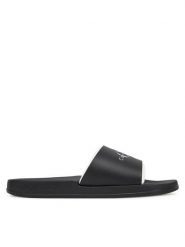 Calvin Klein Jeans Klapki Slide Rubber Neoprene Monologo YM0YM00361 Czarny. Czarne klapki męskie Calvin Klein Jeans, bez wzorów, z jeansu, bez zapięcia. Za 129.99 zł.