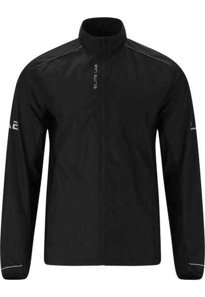 Kurtka z dresu Elite Lab Shell X2 Elite. Czarne kurtki męskie ELITE LAB, m, bez wzorów, z dresówki, bez kaptura, do biegania. Za 242.00 zł.