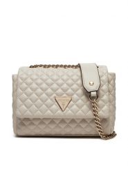 Guess Torebka HWEQG9 54121 Écru. Torebki do ręki damskie Guess, z aplikacjami, ze skóry, bez dodatków. Za 369.99 zł.