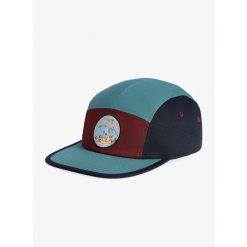 Czapka z daszkiem E9 Bruce - tropical/sea. Niebieskie czapki damskie E9, bez wzorów. Za 118.99 zł.