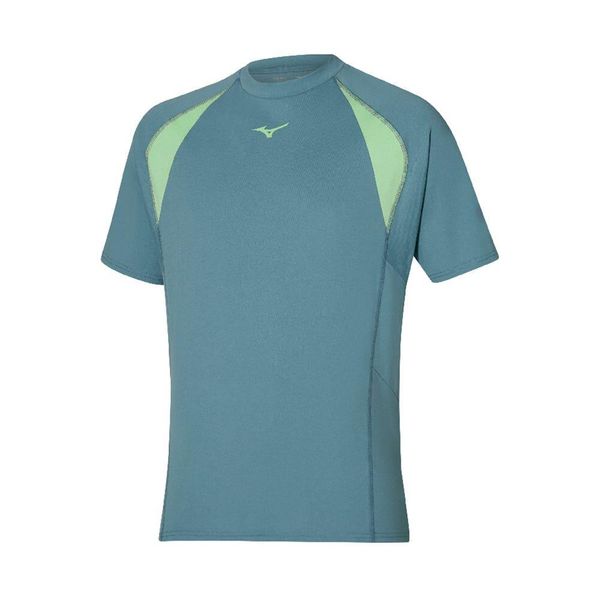T-shirt Mizuno Athletics Oversize Tee. Zielone t-shirty damskie Mizuno, bez wzorów, sportowe, bez kołnierzyka, bez ramiączek. Za 188.00 zł.