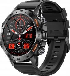 Smartwatch Veltori VT120-1 Czarny Pasek Silikonowy. Czarne zegarki smartwatch Giewont, bez wzorów. Za 164.77 zł.