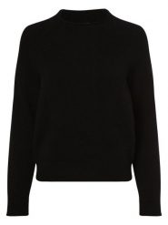 BOSS Orange Sweter Kobiety Wełna czarny, S. Czarne swetry nierozpinane damskie BOSS Orange, s, bez wzorów, z materiału, bez kołnierzyka, bez ramiączek. Za 699.95 zł.