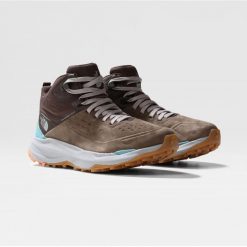 Buty damskie The North Face Vectiv Exploris 2 Mid FUTURELIGHT LTHR - brown. Brązowe obuwie trekkingowe damskie The North Face, bez zapięcia. Za 726.91 zł.