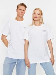 Converse T-Shirt Gf Retro Chuck Graphic Tee 2 10025913-A01 Biały Regular Fit. Białe t-shirty damskie Converse, m, bez wzorów, z bawełny, retro, bez kołnierzyka, bez ramiączek. Za 139.99 zł.