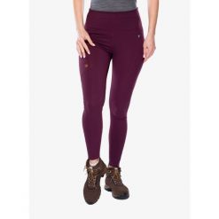Legginsy damskie Fjallraven Abisko Tights. Fioletowe legginsy damskie Fjällräven, bez wzorów. Za 450.99 zł.