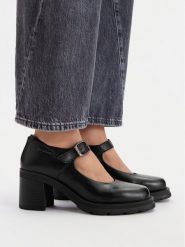 G-Star Raw Czółenka CEO-WI34-TRUST-01 Czarny. Czarne czółenka damskie G-Star, bez wzorów, ze skóry, retro, bez obcasa, bez zapięcia. Za 299.99 zł.