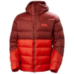 Kurtka z kapturem Helly Hansen Glacier. Czerwone kurtki męskie Helly Hansen, m, bez wzorów, z puchu, z kapturem. Za 1,526.50 zł.