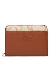 TOUS Portfel Kaos Icon 2002357343 Brązowy. Brązowe portfele damskie tous, ze skóry. Za 479.99 zł.