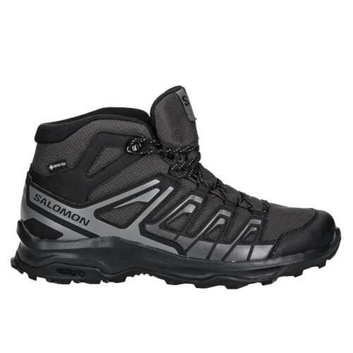 Buty trekkingowe męskie Salomon Extegra Mid Gtx. Czarne buty zimowe męskie Salomon, z materiału, bez zapięcia. Za 559.00 zł.