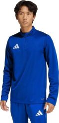 Bluza męska adidas Entrada 26 Training Top niebieska JZ6655 S. Niebieskie bluzy męskie Adidas, m, bez wzorów, bez ramiączek, bez kaptura. Za 178.99 zł.