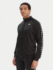 Kappa Bluza Banda Anniston 301EFU0 Czarny Slim Fit. Czarne bluzy męskie Kappa, m, bez wzorów, z syntetyku, bez ramiączek, bez kaptura. Za 179.99 zł.