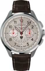 Zegarek męski Aviator V.4.40.0.351.4 PL brązowy. Brązowe zegarki męskie AVIATOR, bez wzorów. Za 14,372.55 zł.