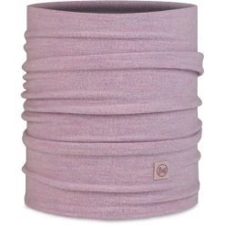 Komin sportowy unisex Buff® Merino Fleece Lilac Sand z wełny merynosów. Czerwone szaliki męskie Buff, bez wzorów, z wełny. Za 130.79 zł.
