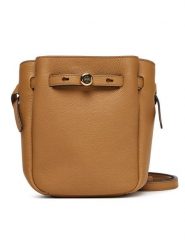 Tory Burch Torebka Romy Small 171002 Brązowy. Brązowe listonoszki damskie Tory Burch, bez wzorów, ze skóry, bez dodatków. Za 1,619.00 zł.