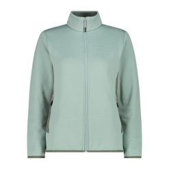 Lekka polarowa bluza damska CMP. Niebieskie bluzy damskie CMP, na zimę, bez wzorów, z polaru, sportowe, bez ramiączek, bez kaptura. Za 347.00 zł.