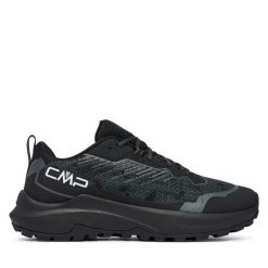 Trekkingi CMP. Czarne buty zimowe męskie CMP, bez wzorów, bez obcasa, bez zapięcia. Za 529.99 zł.