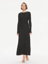 TWINSET Sukienka wieczorowa 241TE2130 Czarny Regular Fit. Czarne sukienki damskie Twinset, bez wzorów, z wiskozy, wizytowe, bez kołnierzyka, bez ramiączek. Za 579.99 zł.
