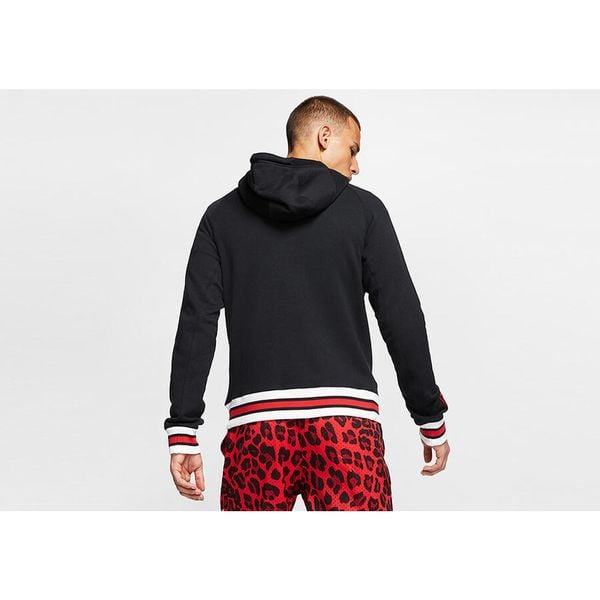 Bluza męska nike basketball pullover hoodie black. Czarne bluzy męskie Nike, m, bez wzorów, bez kaptura, do biegania. Za 369.00 zł.