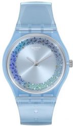 Zegarek SWATCH Zegarek Unisex Swatch GL122 Niebieski (34 mm). Niebieskie zegarki damskie Swatch. Za 311.81 zł.