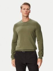 BOSS Sweter Momentum-X CN 50547507 Khaki Regular Fit. Brązowe swetry męskie Boss, l, bez wzorów, z syntetyku, bez kołnierzyka, bez ramiączek. Za 629.99 zł.