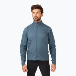 Kurtka softshell męska Rab VR Cinder. Niebieskie kurtki męskie RAB, m, bez wzorów, z softshellu, sportowe, bez kaptura. Za 779.99 zł.