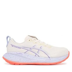 Buty do biegania Asics. Szare obuwie sportowe damskie Asics, bez wzorów, bez zapięcia, do biegania. Za 719.99 zł.