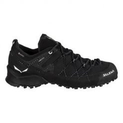 Buty trekkingowe damskie Salewa Wildfire 2 Gtx. Czarne obuwie trekkingowe damskie Salewa, z materiału, bez zapięcia. Za 953.00 zł.