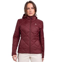 Kurtka hybrydowa damska Schöffel Pontresina. Brązowe kurtki sportowe damskie Schöffel, na zimę, bez wzorów, bez ramiączek, bez kaptura, narciarskie. Za 1,249.99 zł.