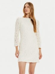 YAS Sukienka koktajlowa Elenor 26032155 Écru Regular Fit. Sukienki damskie YAS, s, bez wzorów, z syntetyku, wizytowe, bez kołnierzyka, bez ramiączek. Za 349.99 zł.