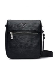 Guess Saszetka HMMIPW P6217 Czarny. Czarne saszetki i nerki męskie Guess, z aplikacjami, ze skóry. Za 364.99 zł.