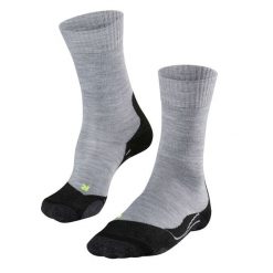 Skarpetki Falke TK2. Szare skarpety męskie Falke, bez wzorów, z elastanu. Za 161.50 zł.