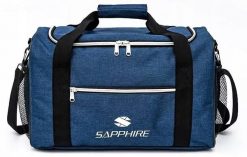 Torba sportowa Sapphire ST-130. Brązowe torby na ramię męskie SAPPHIRE, z materiału, na ramię, duże. Za 59.00 zł.