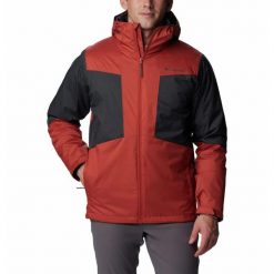 Kurtka Turystyczna Zimowa Męska Columbia Wallowa Park Interchange Jacket 3w1. Czerwone kurtki męskie Columbia, na zimę, m, bez wzorów, z puchu, sportowe, bez kaptura. Za 947.99 zł.