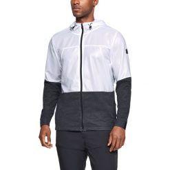 Under Armour Hybrid Windbreaker Kurtka Czarny Biały. Białe kurtki męskie Under Armour, na wiosnę, s, bez wzorów, z lyocellu, bez kaptura. Za 550.95 zł.